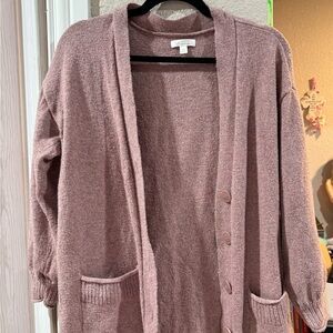 LC Lauren Conrad Dusty Rose Cardigan